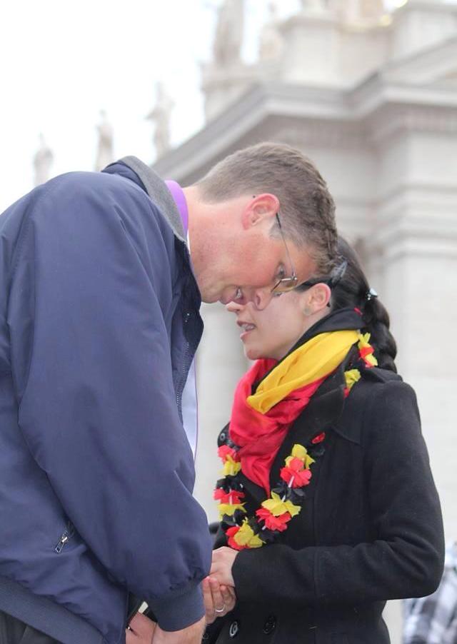 Fr. Brian Coe hears confession