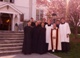 Fr. Paul Waddell (front right) with some of his friends in the Legion of Christ