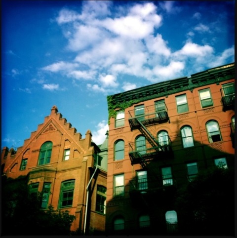 Fr. Jason calls this photo "Golden Hour in Soho"