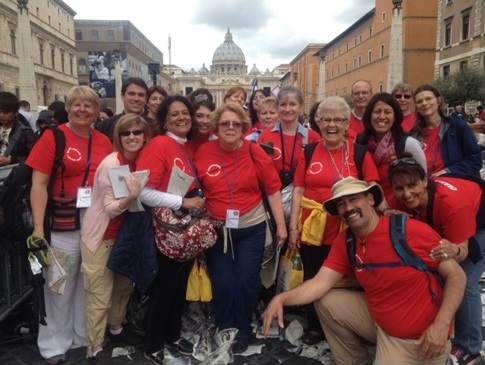 Rome pilgrimage group from Atlanta