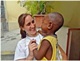 RC consecrated woman Jana Crea with one of her Haitian friends