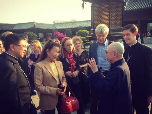 UN Conference Group with a Buddist Nun