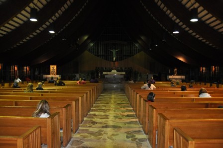 Prayer in the chapel