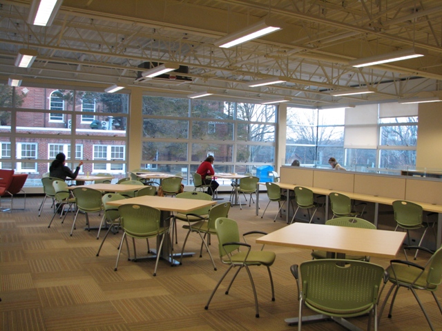 Inside the library