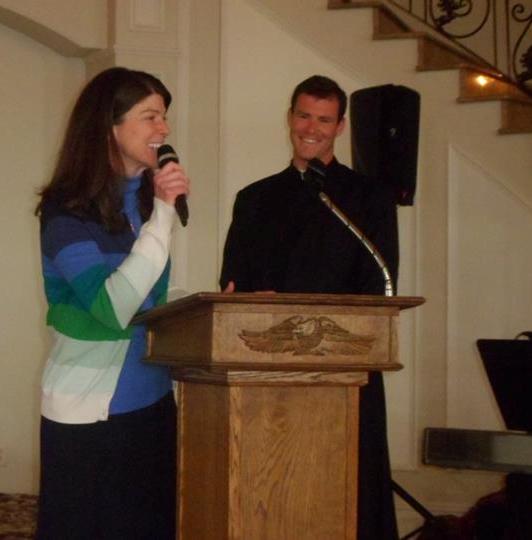 Kathleen Murphy and brother Fr. Thomas Murphy LC