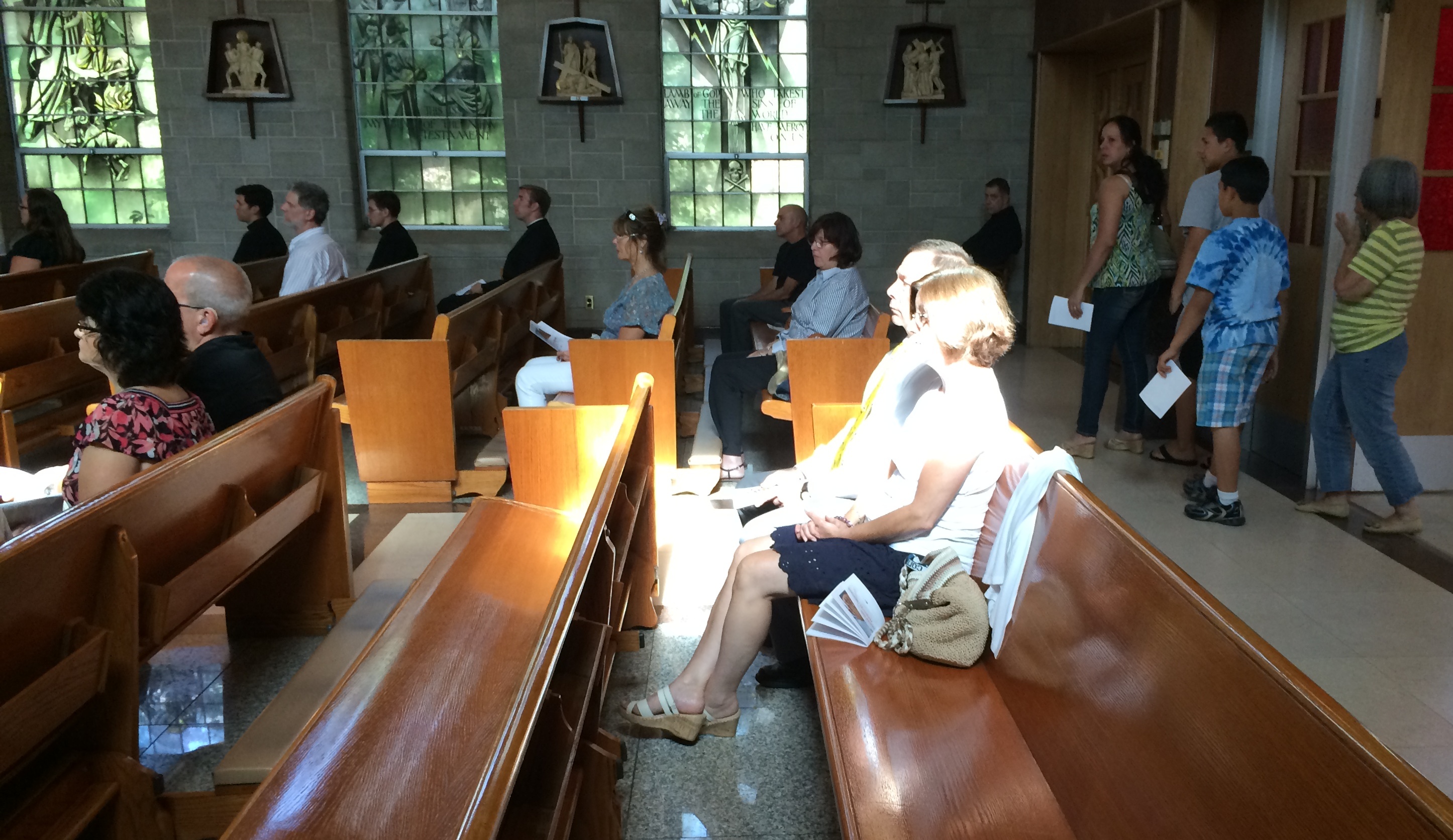 RC members and friends at prayer vigil.
