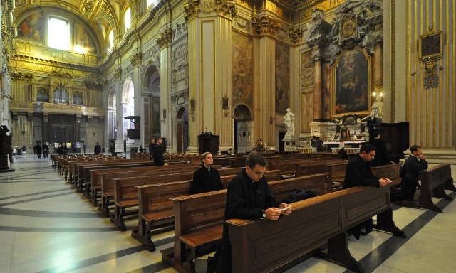 Lots of time in prayer.