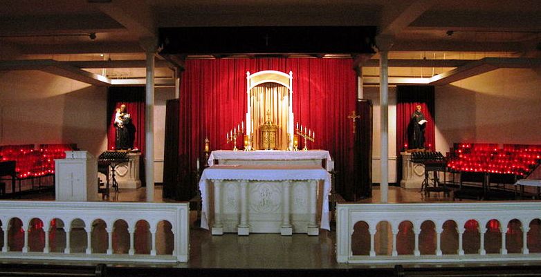 The OLC shrine lower altar