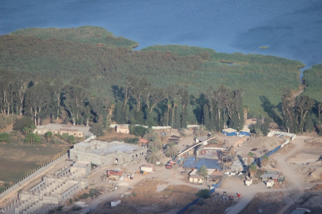 Magdala Site from above