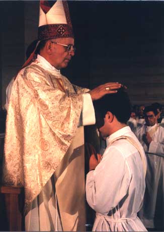 On December 24, 1985, Father Alvaro Corcuera, LC, is ordained a priest by Cardinal Eduardo Martínez Somalo.