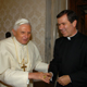 Pope Benedict XVI receives Fr Alvaro Corcuera, LC, in private audience on June 16, 2006 (&copy; L'Osservatore Romano).