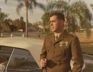 Lieutenant Michael Lambert on leave after the fighting in Vietnam.