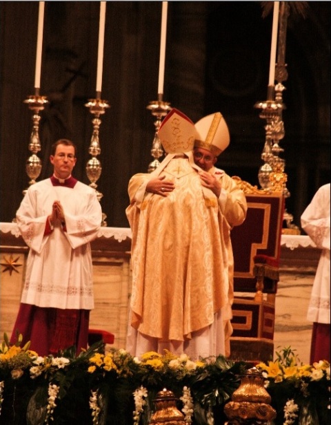 A hug from Pope Francis