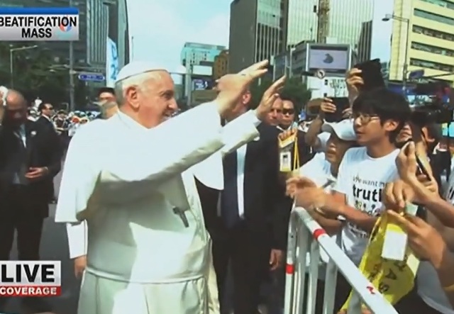 Pope Francis in Korea