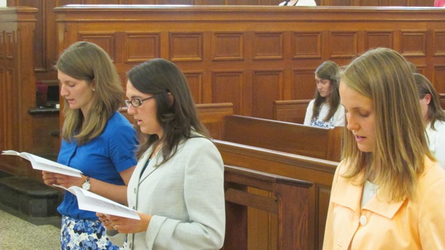 Rachel Peach and her consecrated sisters