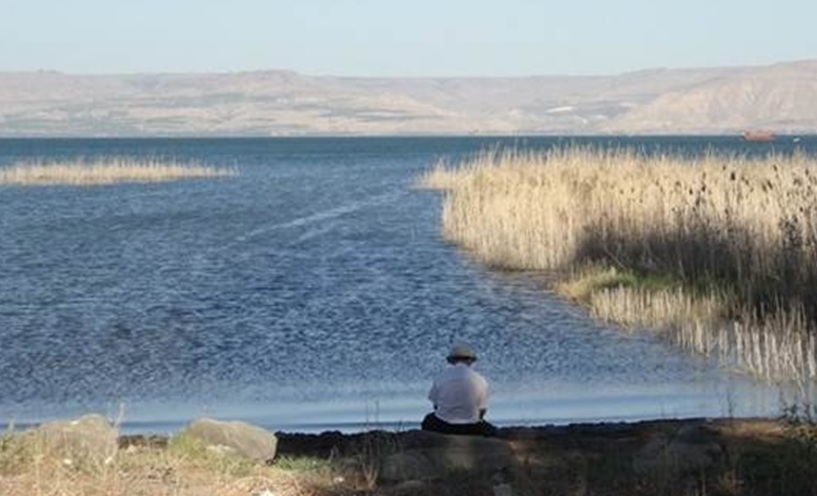 View of the Sea of Galilee.
