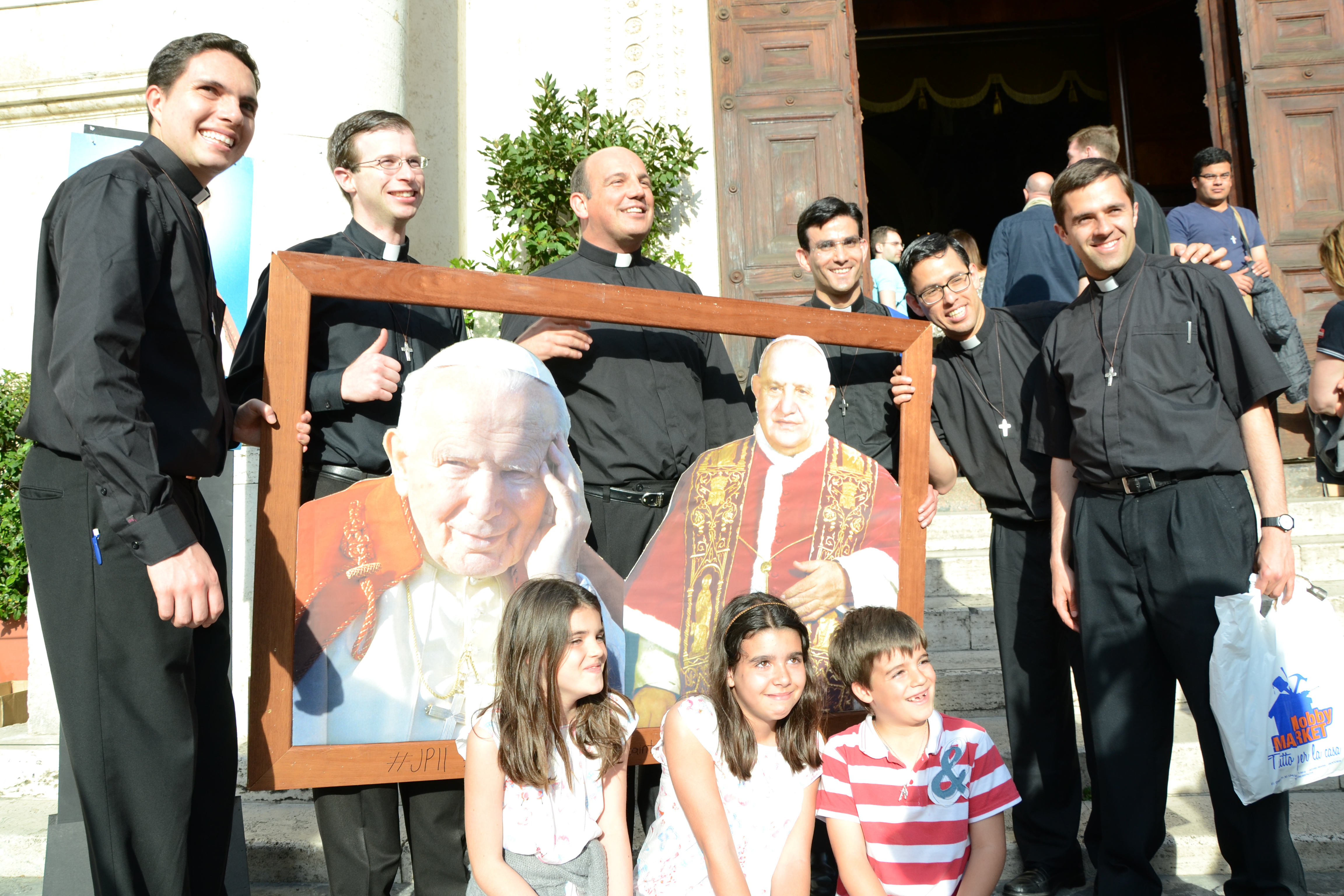 Selfie with the popes