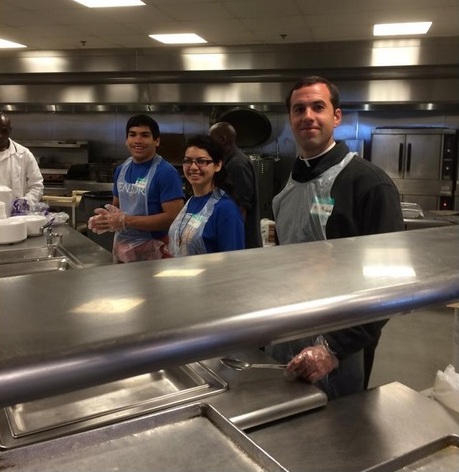 Serving food in Chicago