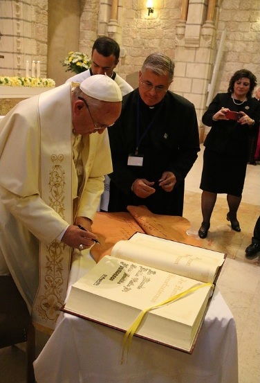 Pope Francis with Fr. Juan Solana LC