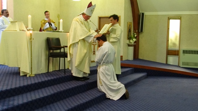 Deaconate ordination of Simon Cleary