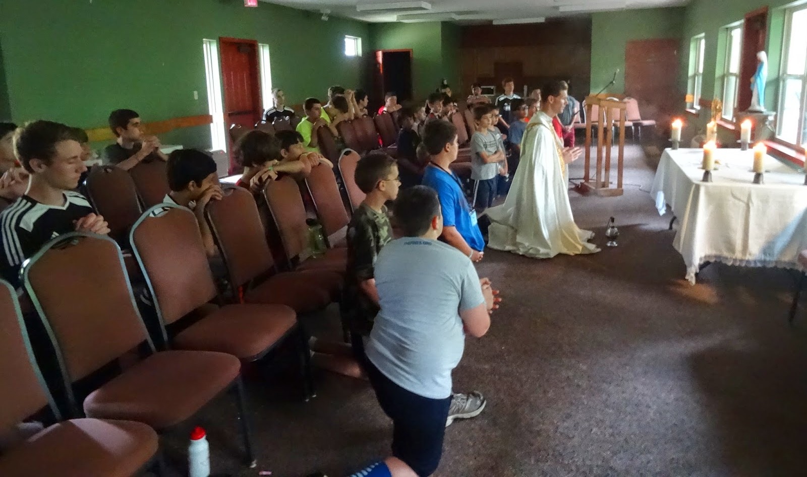 Eucharistic Adoration at Camp Texas
