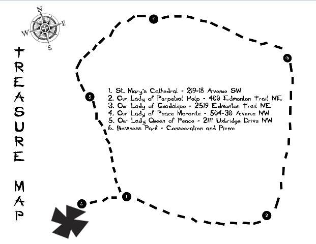 Marian Church Treasure Map