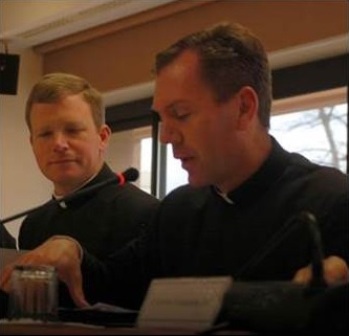 Fr. Daniel Massick and Fr. Konstantin Ballestrem.