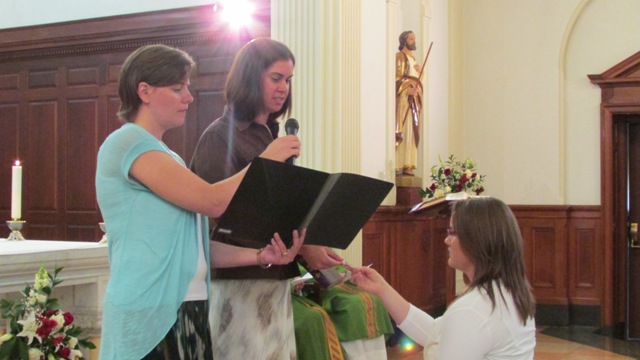 Victoria O’Donnell makes her first promises.