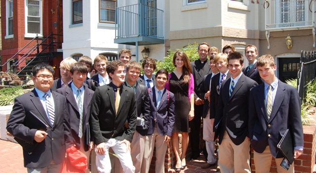 LTP interns with Lila Rose