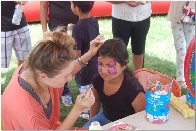 At the family mission fair