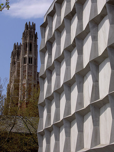 Yale rare book library.