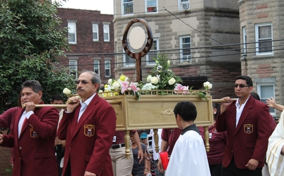 Eucharistic procession in Yonkers