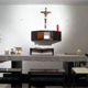 Capilla del centro de las colaboradoras del Regnum Christi en Cumbres, Monterrey.