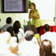 Un momento de la conferencia �La psicolog&iacute;a de &eacute;l y de ella� impartida por Clarisa de Baid&oacute;n.